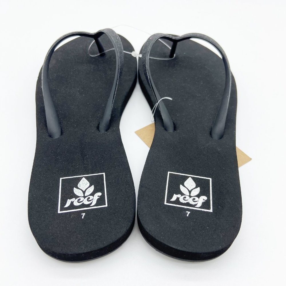 Reef Womens Black Stargazer Flip Flop Sandals Size 5, 10, 11 - Picture 9 of 10